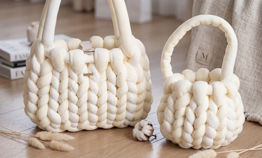 Le Duo Iconique de Printemps : Sac Chunky Tressé & Sa Bourse Offerte ✨