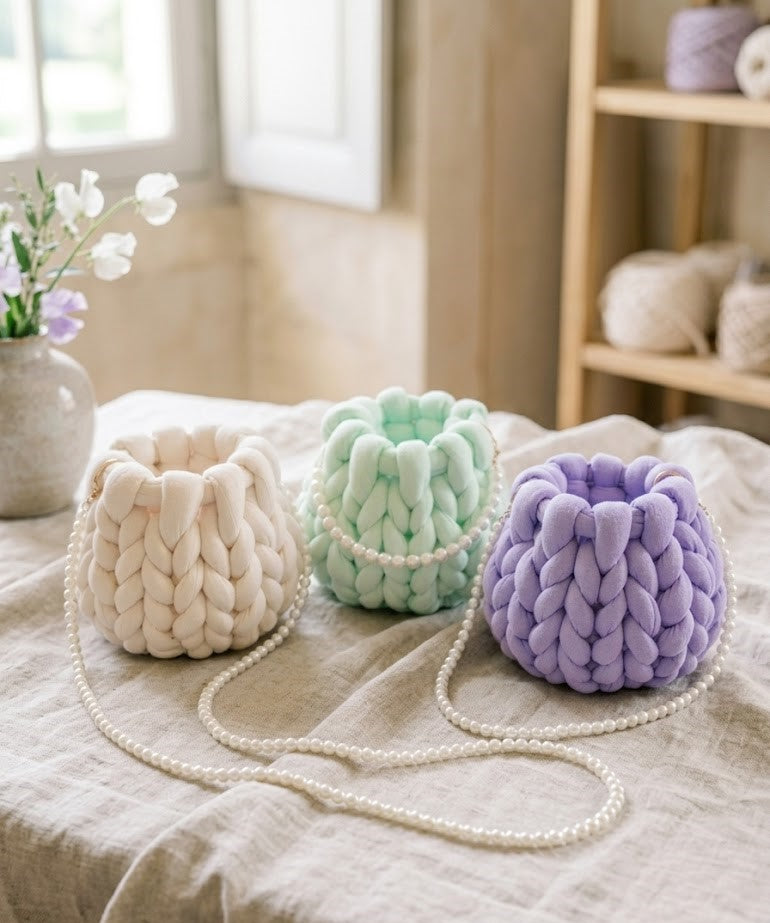 ☁️ Le Sac "Nuage" Artisanat & Perles. L'accessoire iconique, personnalisé par vous.