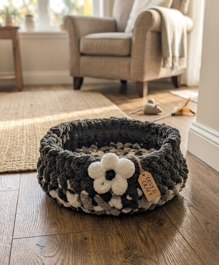 Le Cocon "Chunky" – Panier Artisanal en Grosse Maille Tressée