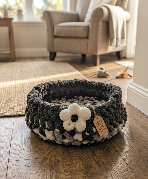 Le Cocon "Chunky" – Panier Artisanal en Grosse Maille Tressée