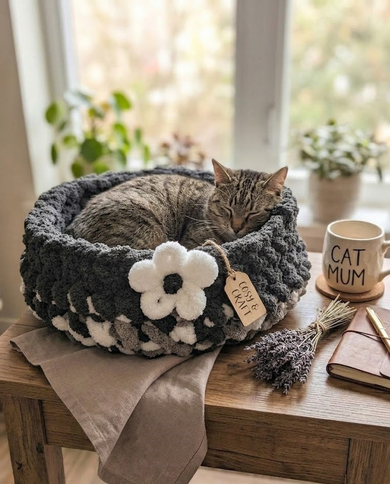 Le Cocon "Chunky" – Panier Artisanal en Grosse Maille Tressée